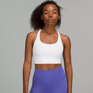 New with tag! Lululemon Energy Long Line Bra. Size 4. White